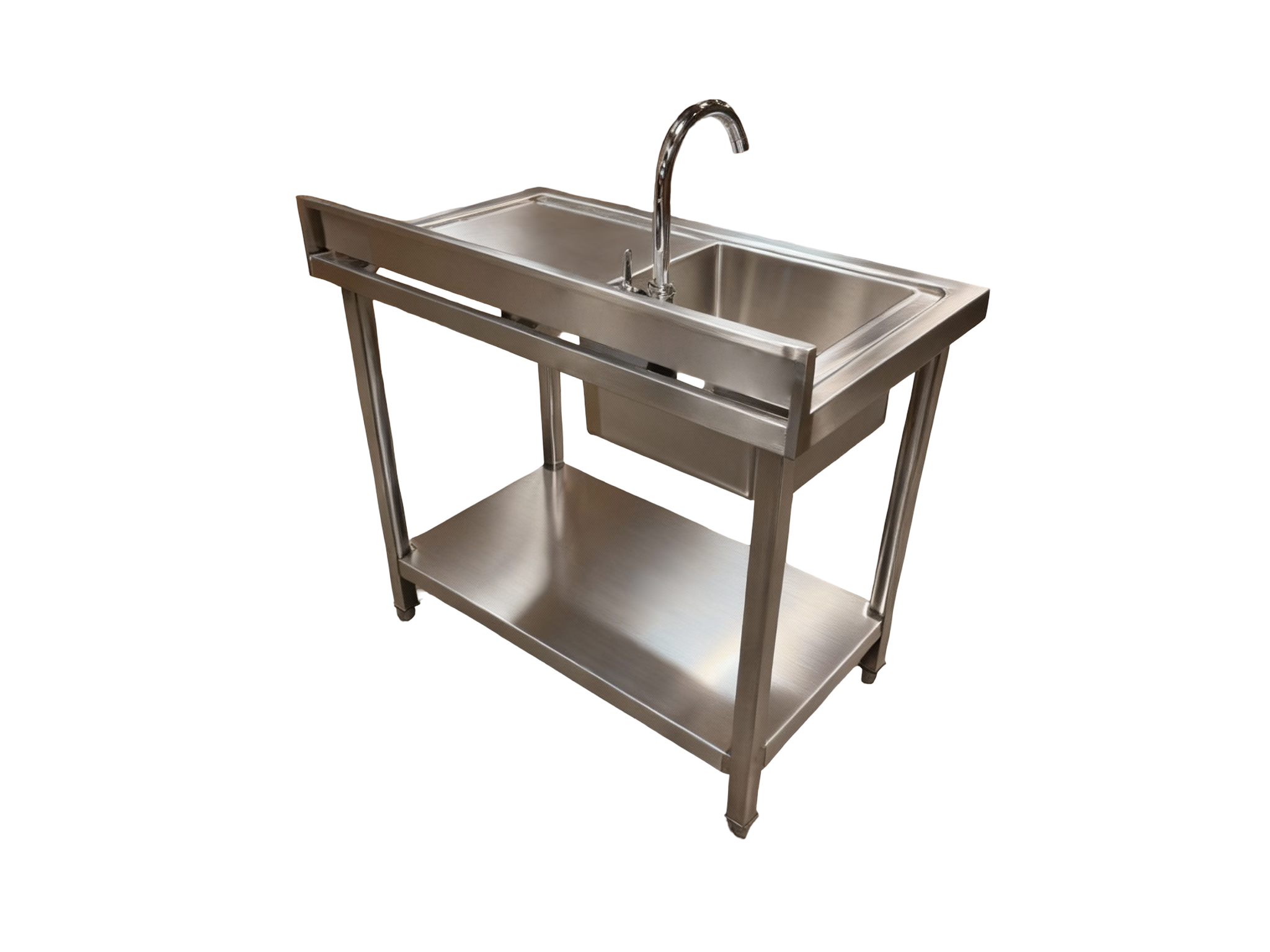 RVS Spoeltafel - 100x60cm