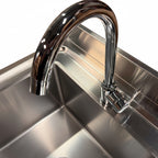 RVS Spoeltafel - 100x60cm