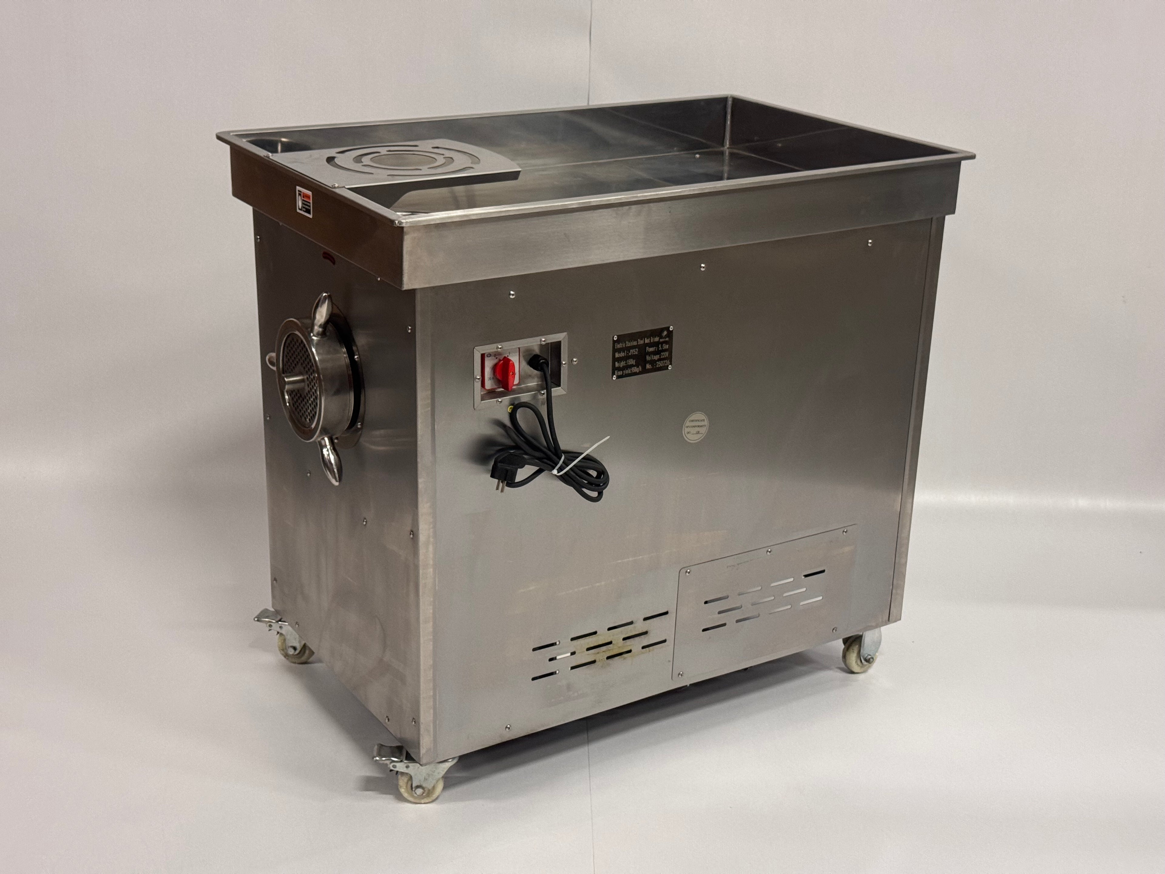 Professionele RVS gehaktmolen 950kg/h