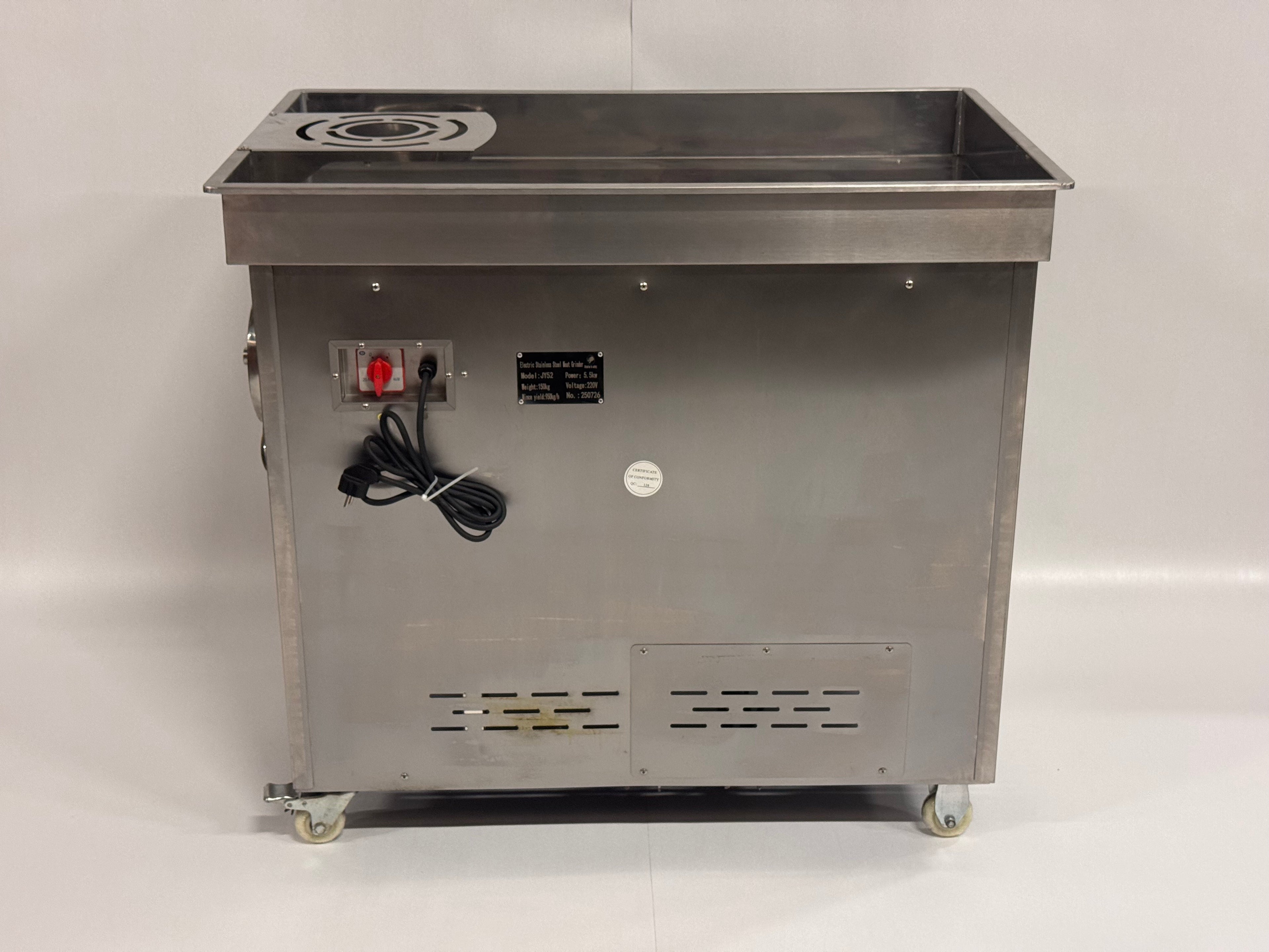 Professionele RVS gehaktmolen 950kg/h