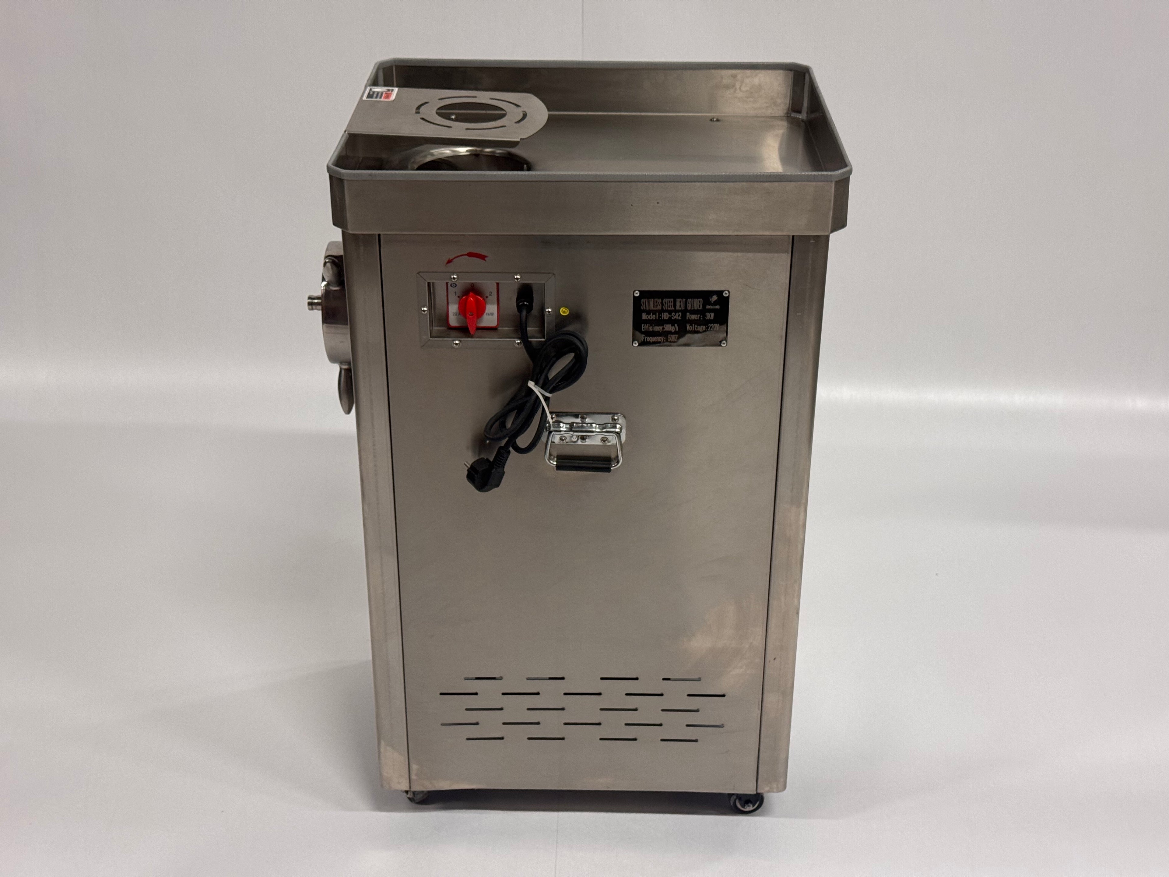 Professionele RVS gehaktmolen 500kg/h