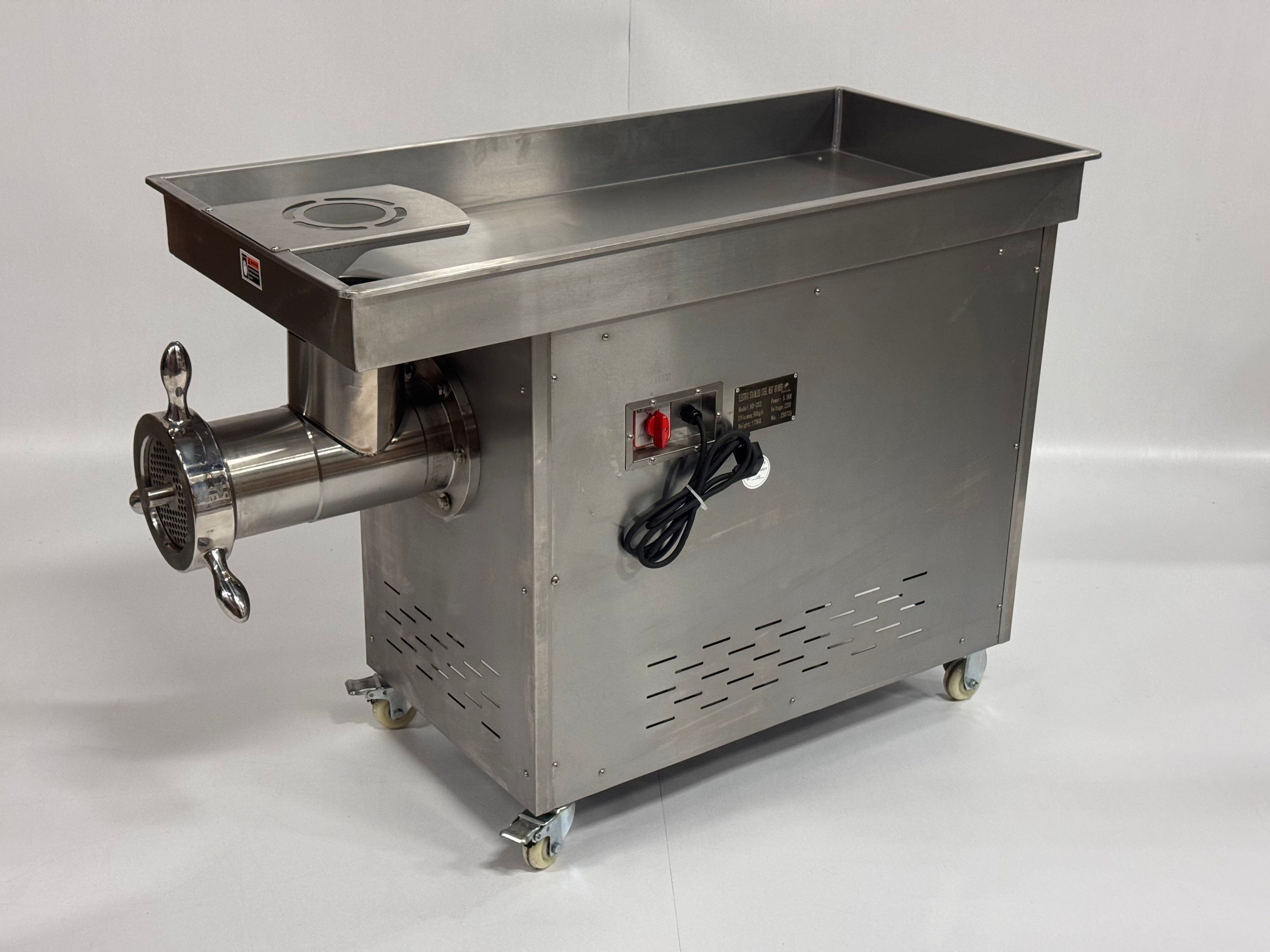 Professionele RVS gehaktmolen 900kg/h