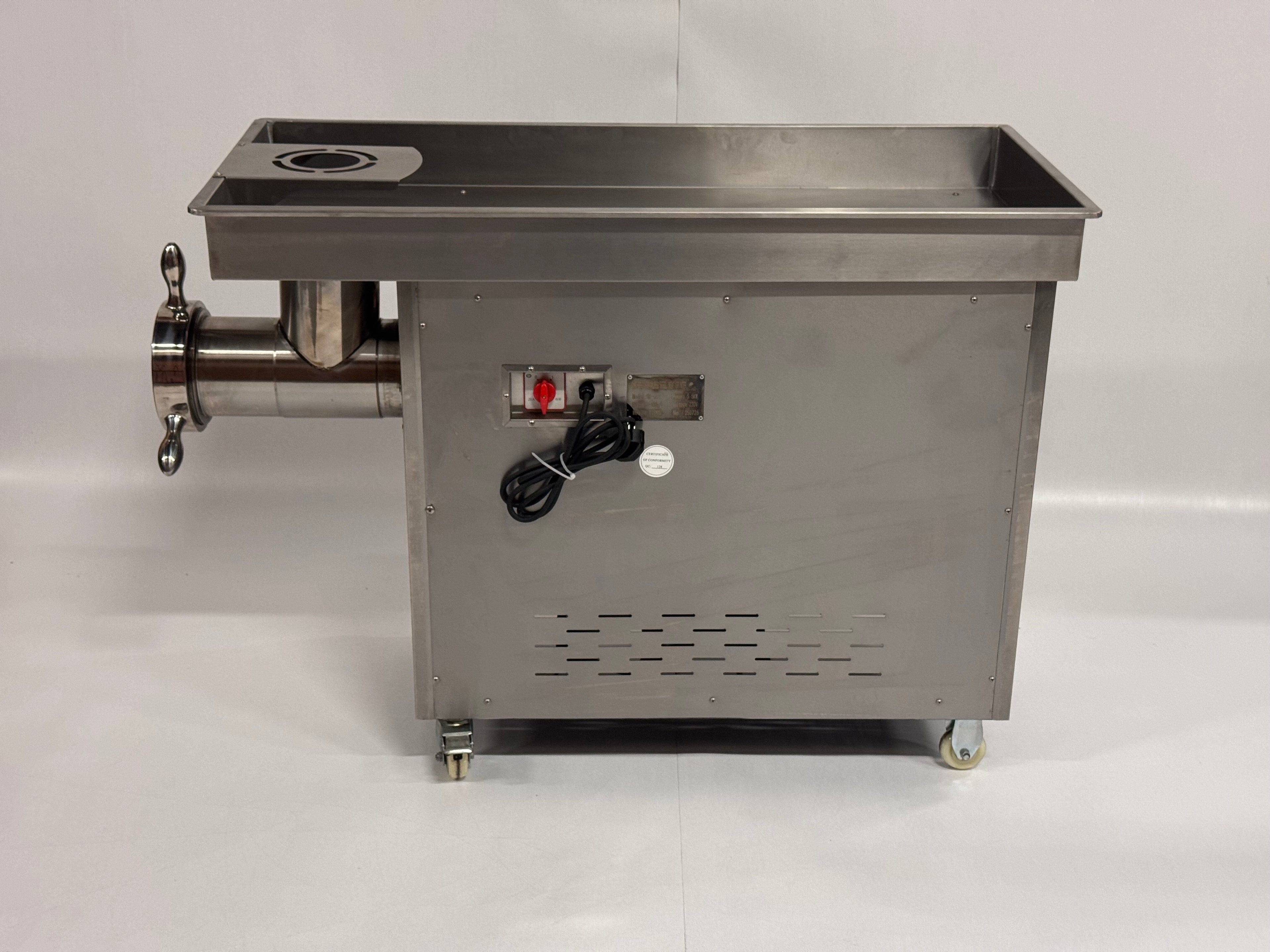 Professionele RVS gehaktmolen 900kg/h