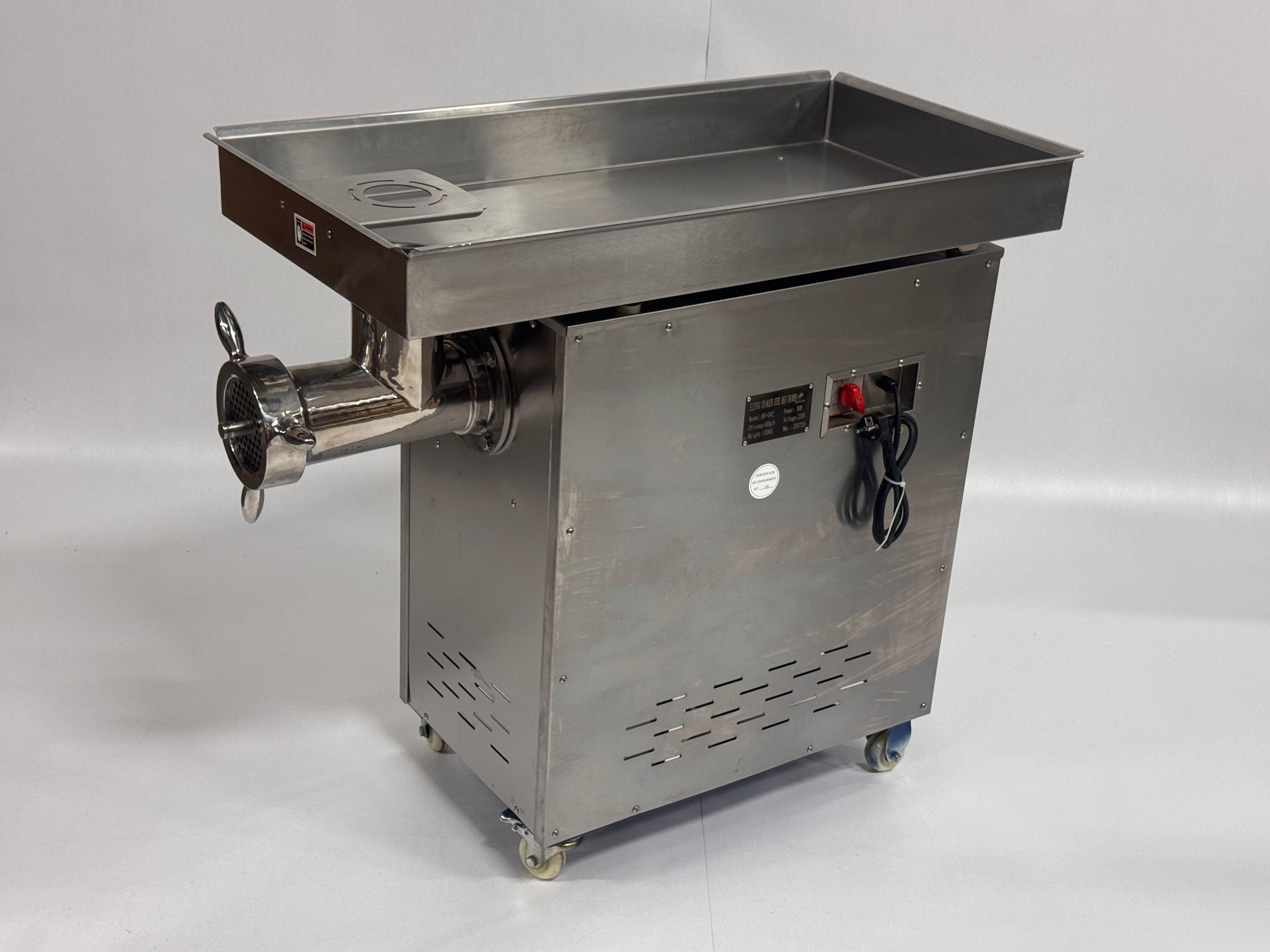 Professionele RVS gehaktmolen 600kg/h