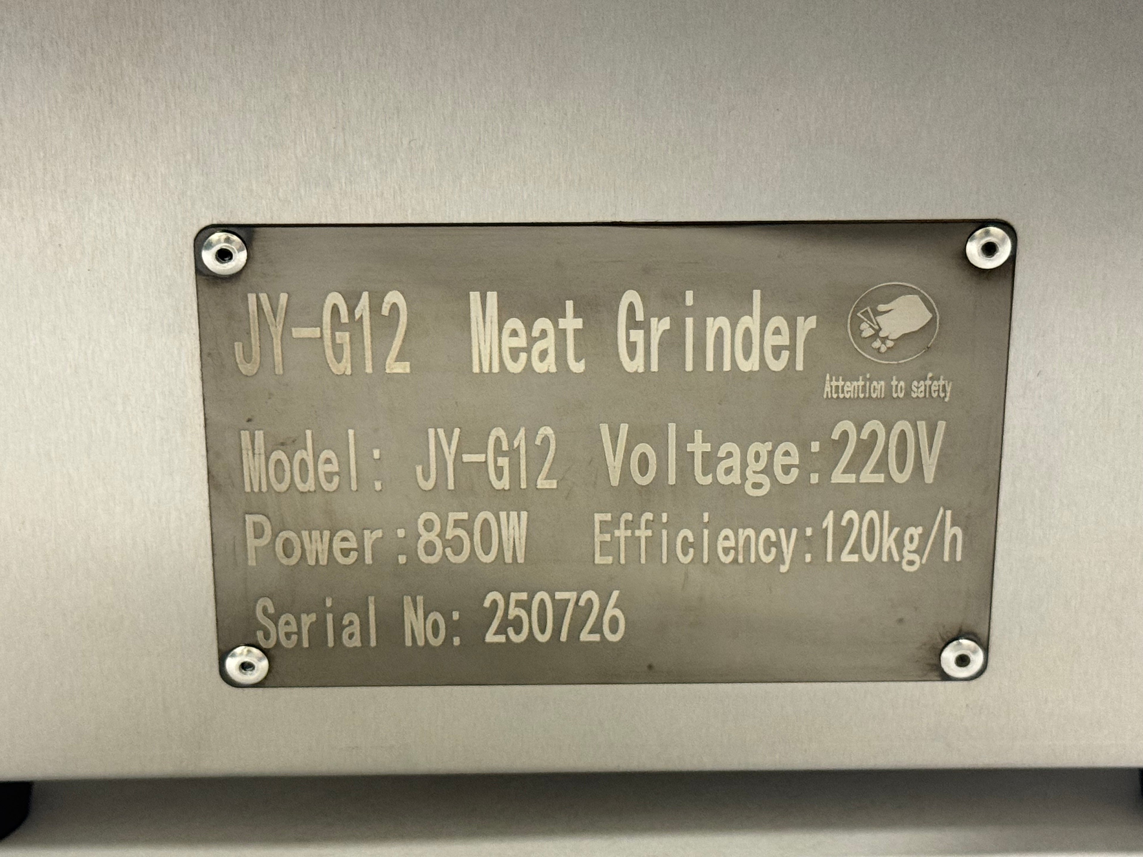 Professionele RVS gehaktmolen 120kg/h