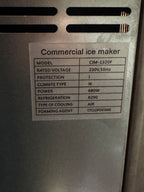 Nieuw ijsblokjesmachine - 130kg/dag