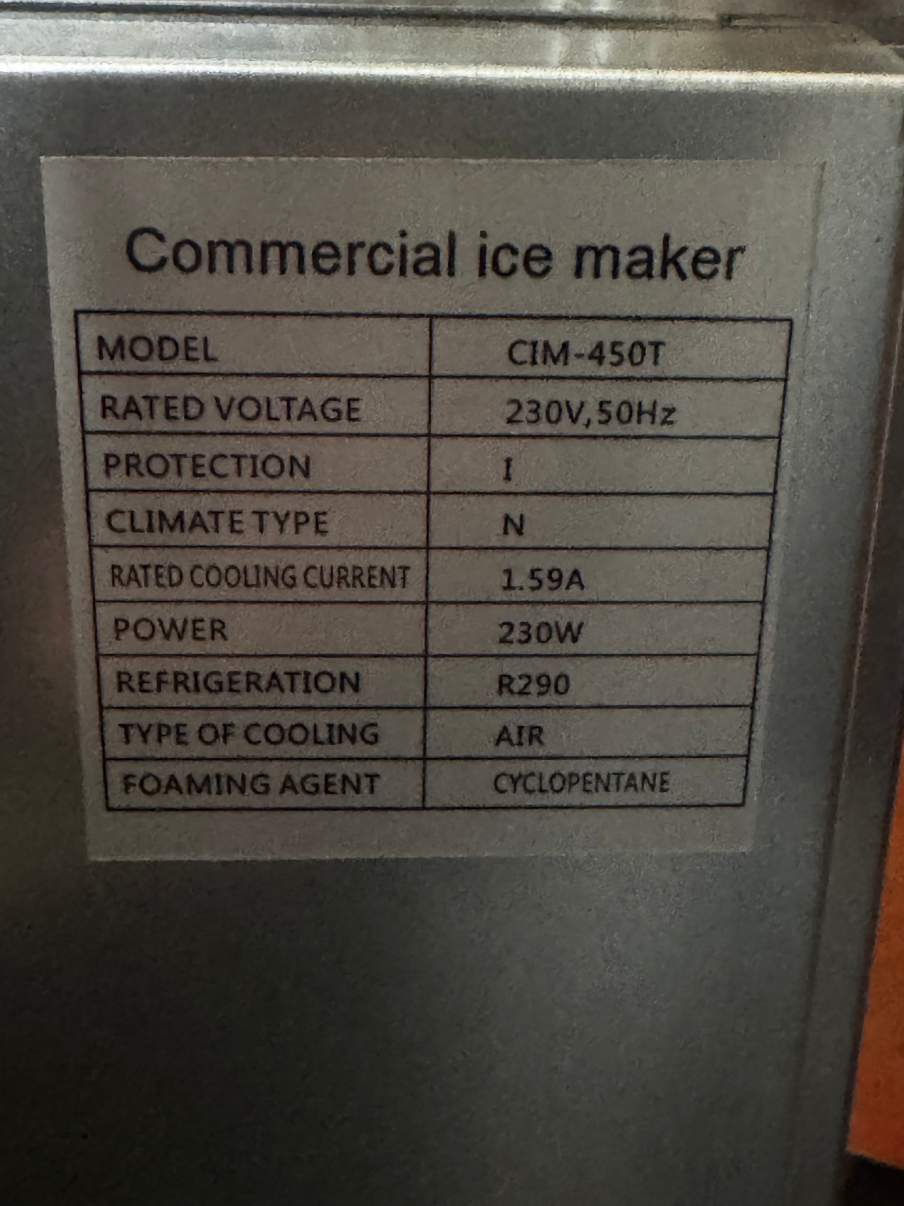 Nieuw ijsblokjesmachine - 40kg/dag