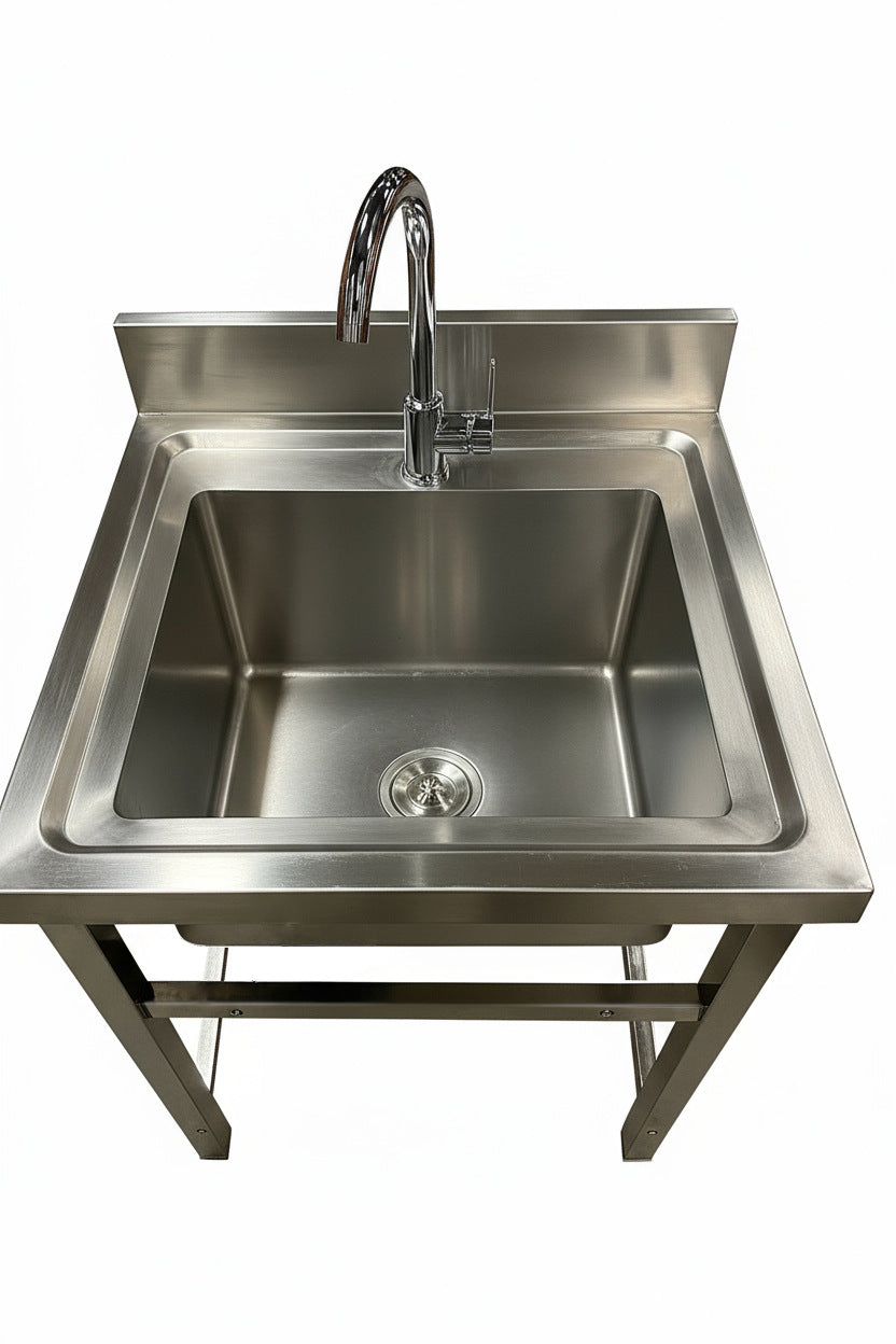 RVS Spoeltafel - 60x60cm