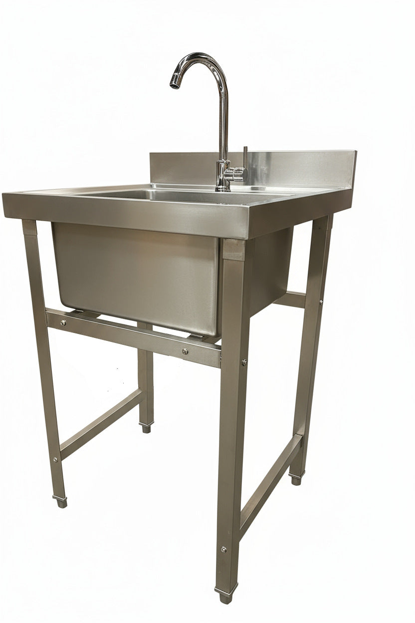 RVS Spoeltafel - 60x60cm