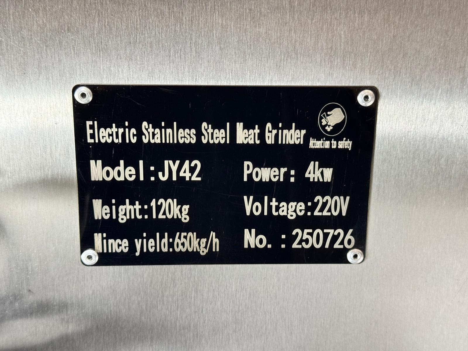 Professionele RVS gehaktmolen 650kg/h